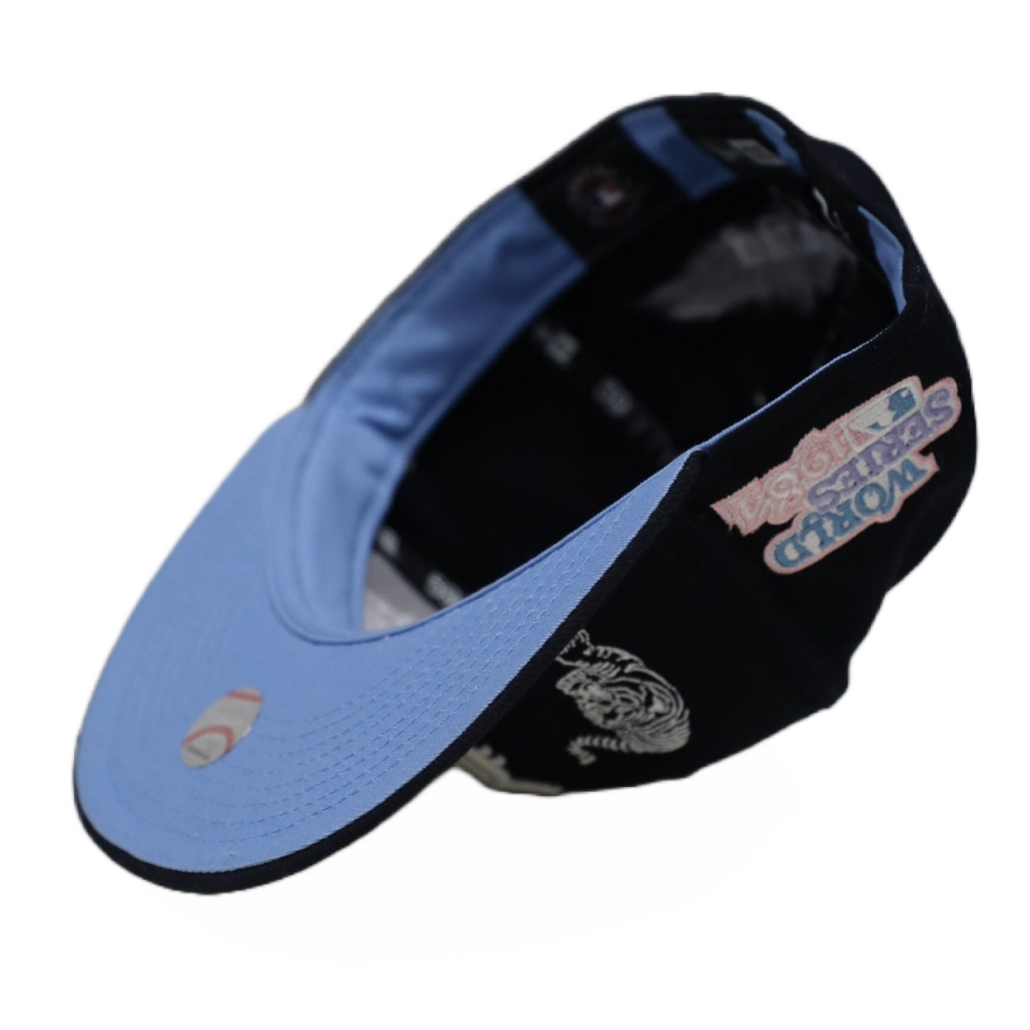 DETROIT TIGERS UK FITTEDS EXCLUSIVE 59FIFTY FITTED CAP BABY BLUE UNDERVISOR