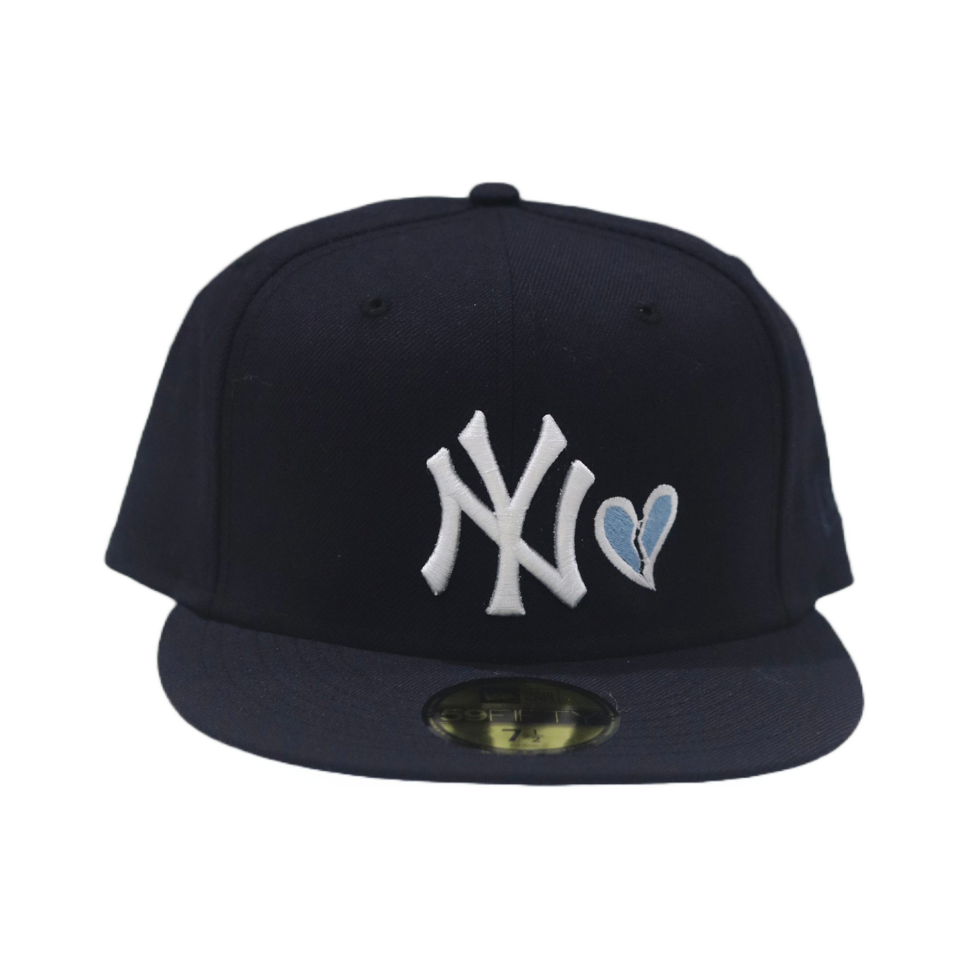 Hat Crawler - NAVY BLUE HEART NEW YORK YANKEES ICY BLUE