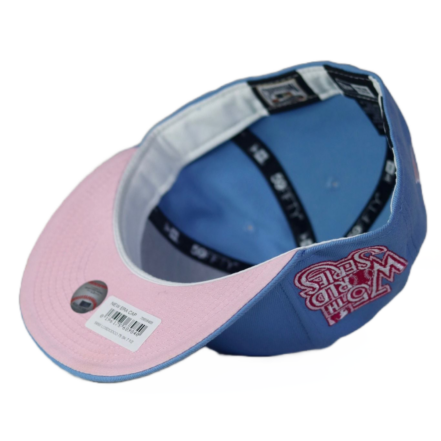 Cotton Candy "Rose" Los Angeles Dodgers Exclusive 59FIFTY Fitted Cap Pink Undervisor