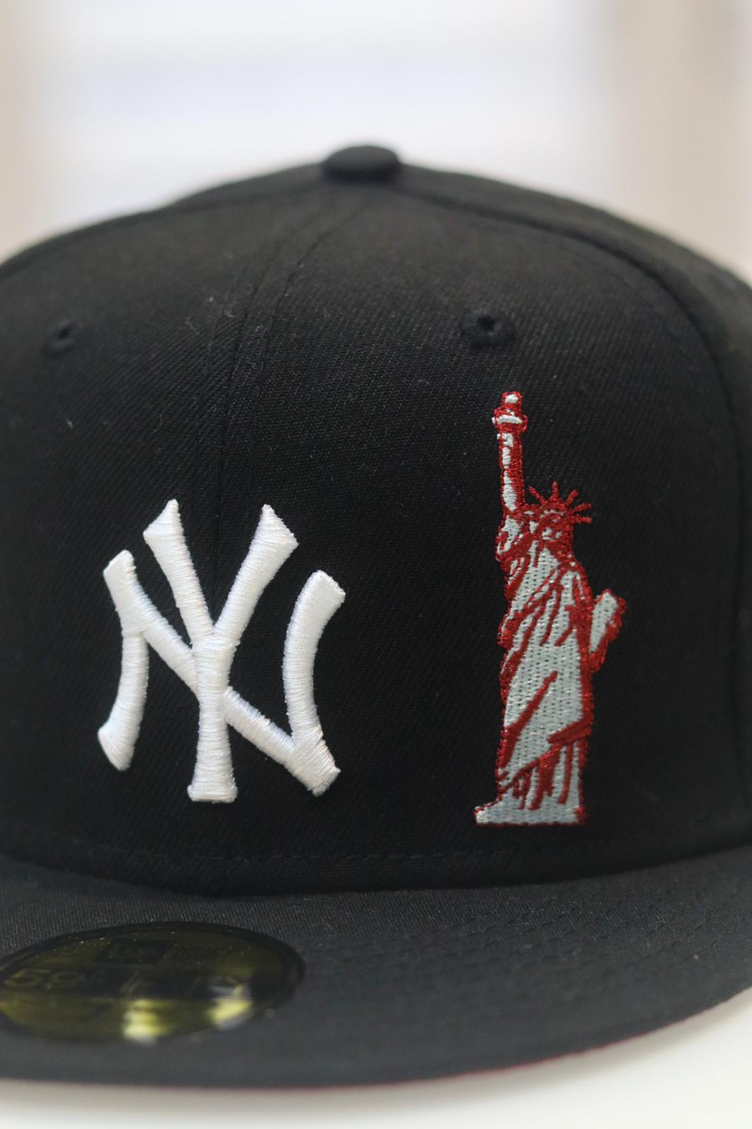 New York Yankees Red Outline Liberty 59FIFTY FITTED