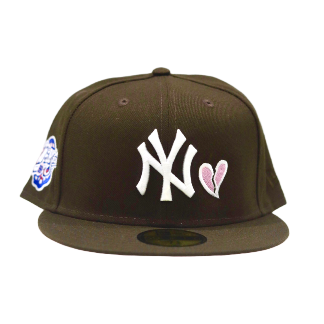 Mocha Yankees "Heartbreak" Exclusive 59FIFTY Fitted Cap Pink Undervisor