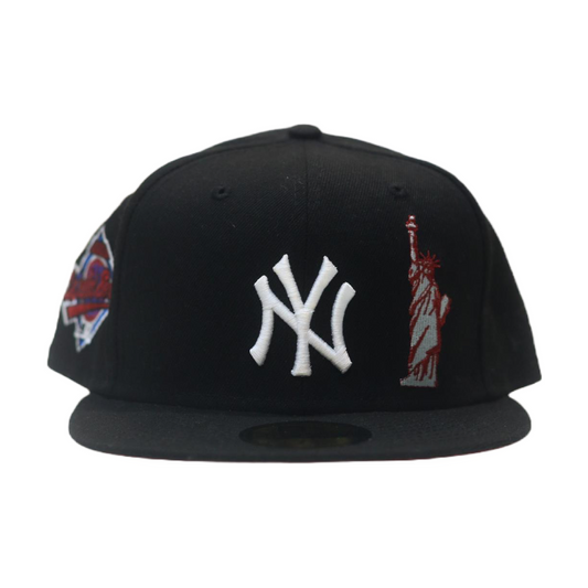 New York Yankees Red Outline Liberty 59FIFTY FITTED
