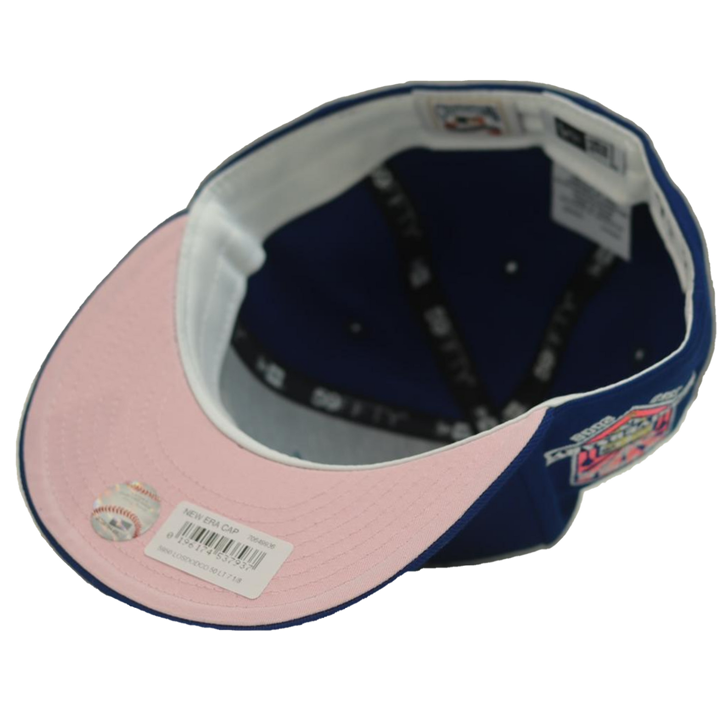 Los Angeles Dodgers Royal Blue Pink Heart Pink Undervisor Exclusive 59FIFTY Hat  🔵💗