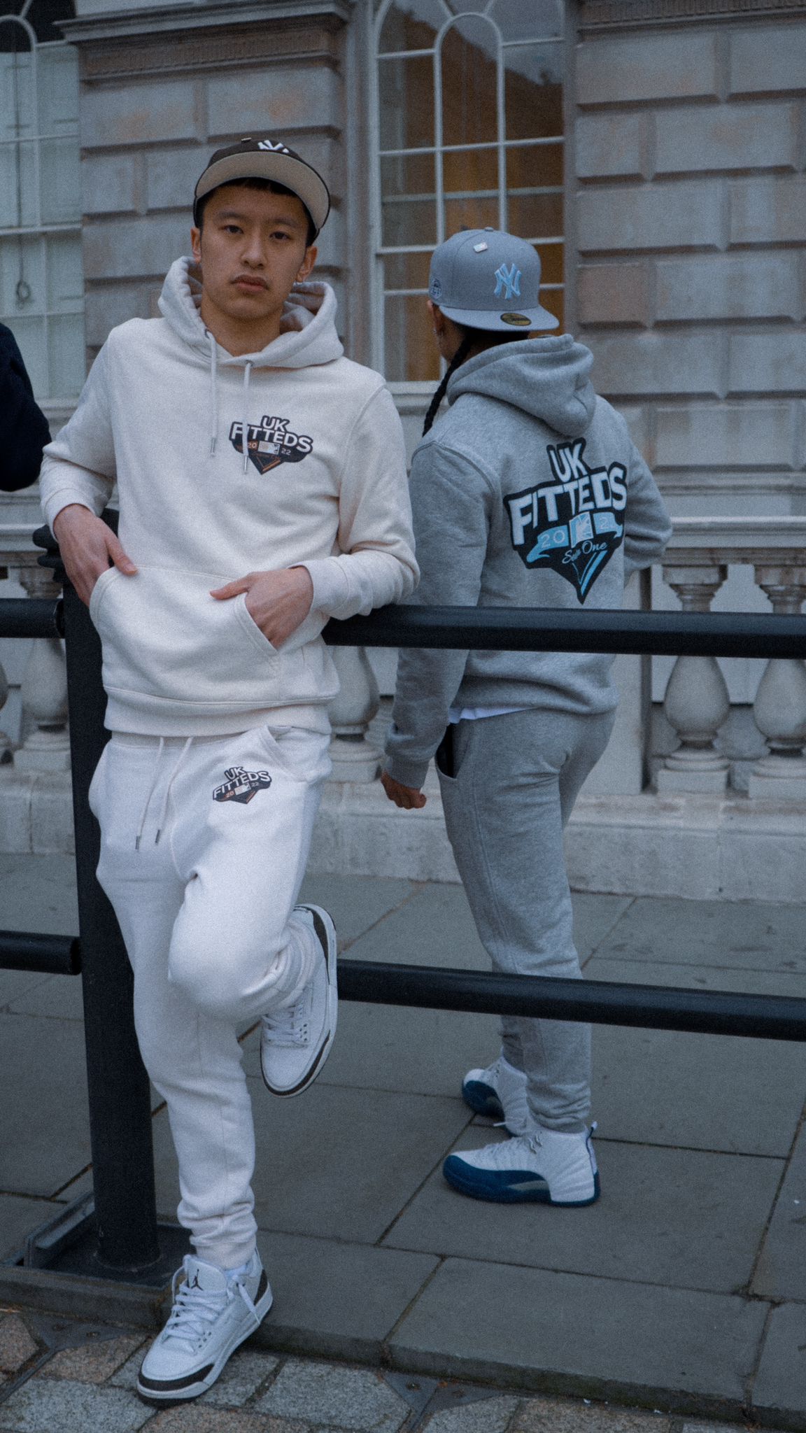UKFitteds S1 Tracksuit Full Set Cream/Brown Colourway