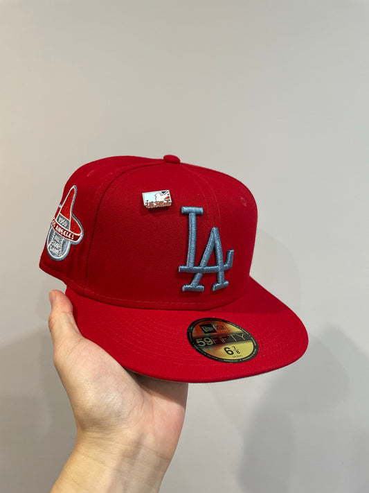 LA DODGERS ICY SCARLET 🌹❄️ 59FIFTY FITTED