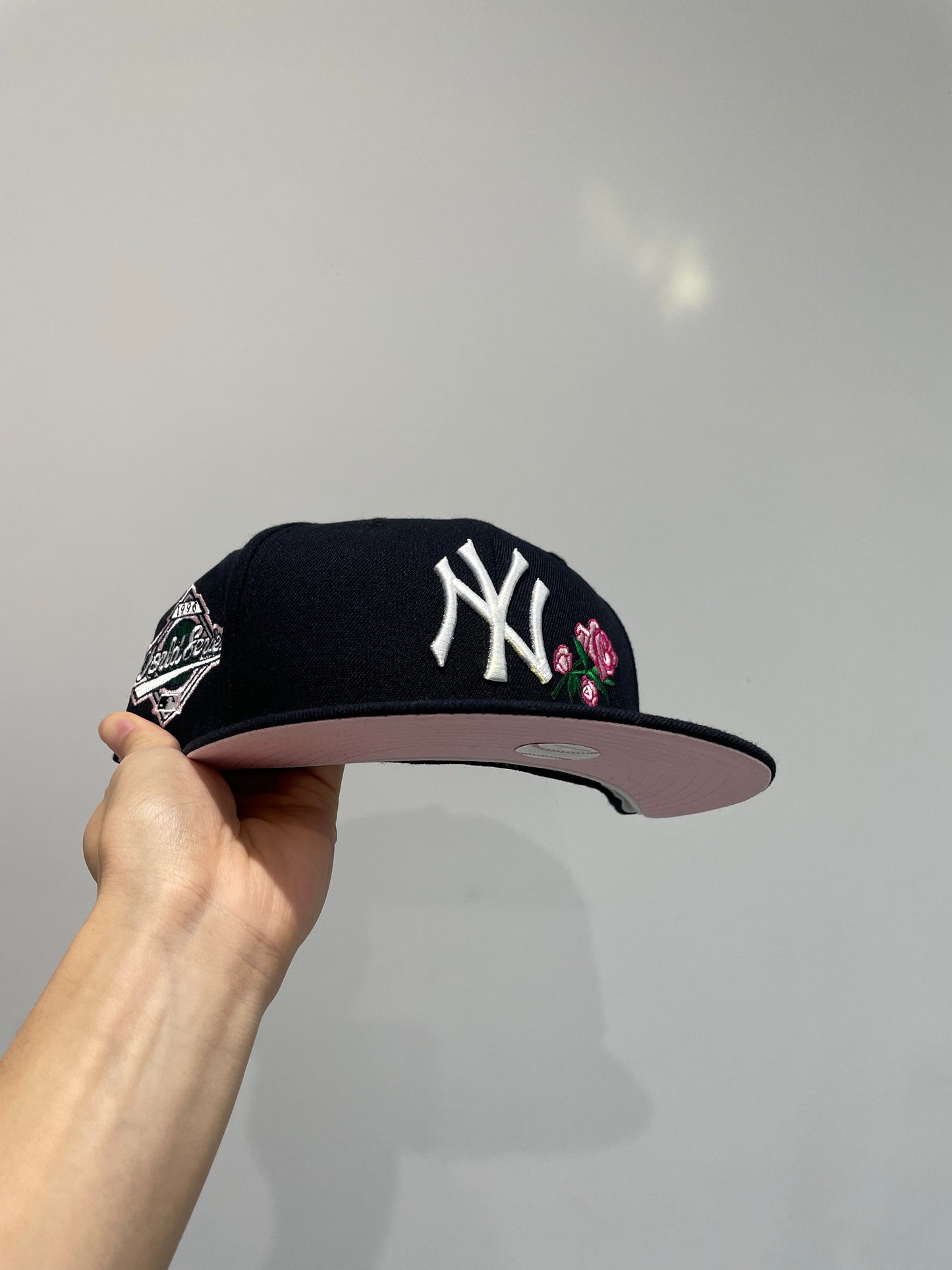 NY YANKEES PINK ROSE 🌷59FIFTY FITTED