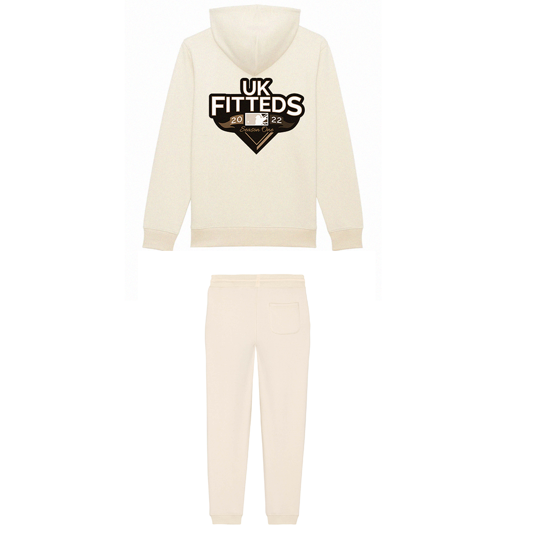 UKFitteds S1 Tracksuit Full Set Cream/Brown Colourway
