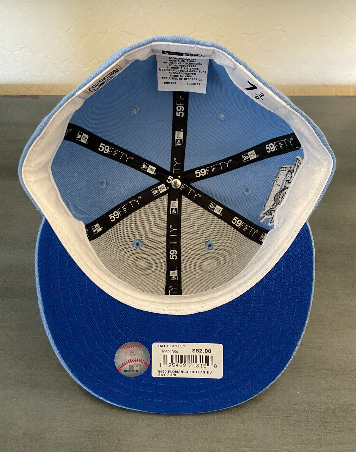 Florida Marlins "Iceberg" Hatclub Exclusive Exclusive 59FIFTY Fitted Cap Royal Blue Undervisor
